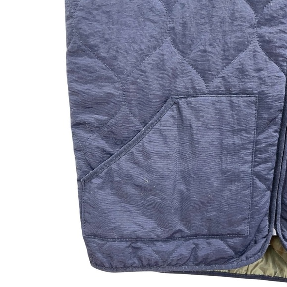 Joe Fresh Navy Onion Quilted Field Vest Size S (unisex) - Picture 5 of 5